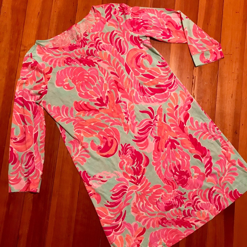 Little Lilly Love Birds SPF Dress Size XL (12-14)